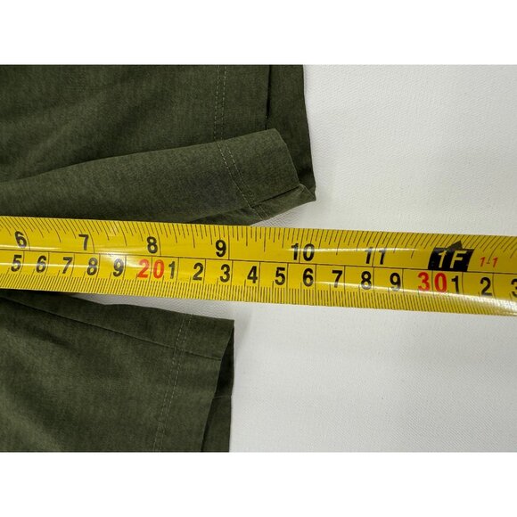 Asics Performance Shorts Mens M 10" Green Lightweight Gym Running - Picture 8 of 8